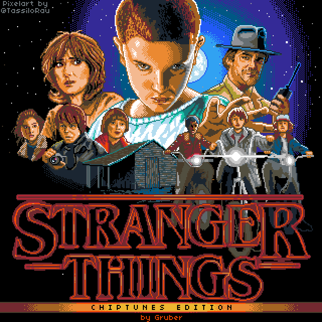 TassiloRau's tweet photo. As I am going to create a 70x100cm print of my #StrangersThings #pixelart image for the #Gamescom2018 , anyone interested in buying a signed print in Cologne? https://t.co/tkYFehmnjH