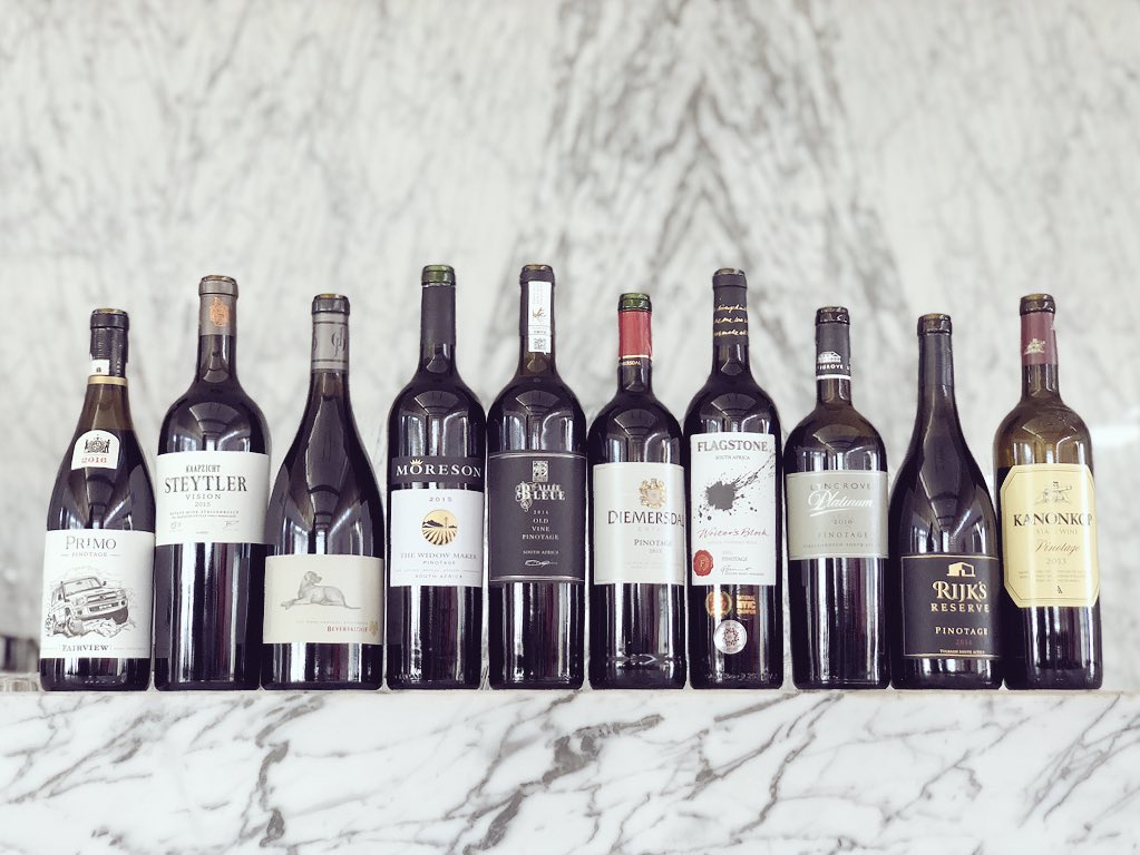 SAwineshowcase's tweet photo. Congrats @AlleeBleue @Beyerskloof_ @diemersdalwines @FairviewWine @KaapzichtWines @KanonkopEstate @Lyngrovewines @moreson #Rijks @flagstonewines on your @AbsaSouthAfrica &amp; @PinotageSA #ABSATop10Pinotage awards! 🍷

And to the other 10 entrants, well done as well! https://t.co/O4prBN9htu