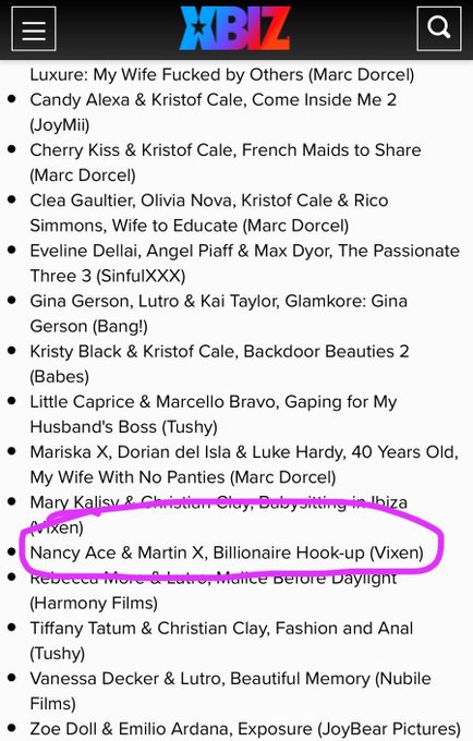 Also we with @Martin__xXx nominated on @XBIZ @XBIZAwards  for this, many thanks @julianagrandi and your<a class="tags" target="_blank" title="On Twitter" href="/?out=eyJ0eXAiOiJKV1QiLCJhbGciOiJIUzUxMiJ9.eyJpYXQiOjE3MTk5MTIwNTksImlzcyI6InR3cG9ybnN0YXJzLmNvbSIsIm5iZiI6MTcxOTkxMjA1OSwiZXhwIjoxNzUxNDQ4MDU5LCJyZWRpcmVjdF91cmwiOiJodHRwczovL3R3aXR0ZXIuY29tL01hcnRpbl9feFh4In0.BAeIjyB8YLl-Xd-uE82t7V-O6rww9erbBtCYzY-J71UurBMDAVa7mroTAoSOVc6bgub7JVnPQ-pFP3gyW2UbSA">@Martin__xXx</a><a class="tags" href="/tag/xbiz">@xbiz</a><a class="tags" href="/tag/xbiz">@xbiz</a>
