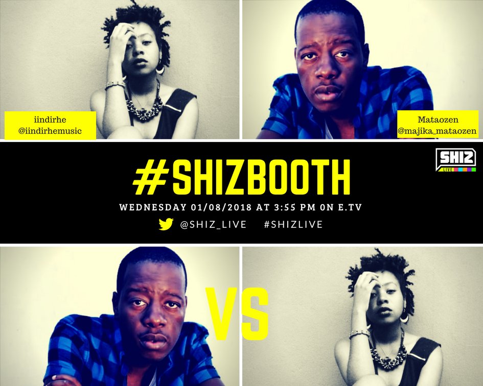 Shiz_Live's tweet photo. So @iindirhemusic and @majika_mataozen will be going head to head in the #ShizBooth.
Who do you think is going to take the cup?
#ShizLive https://t.co/UEXYLpTajK