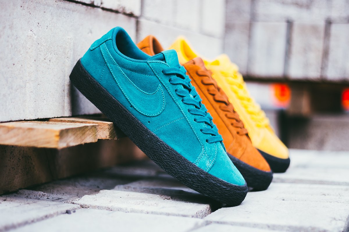 nike sb zoom blazer low geode teal