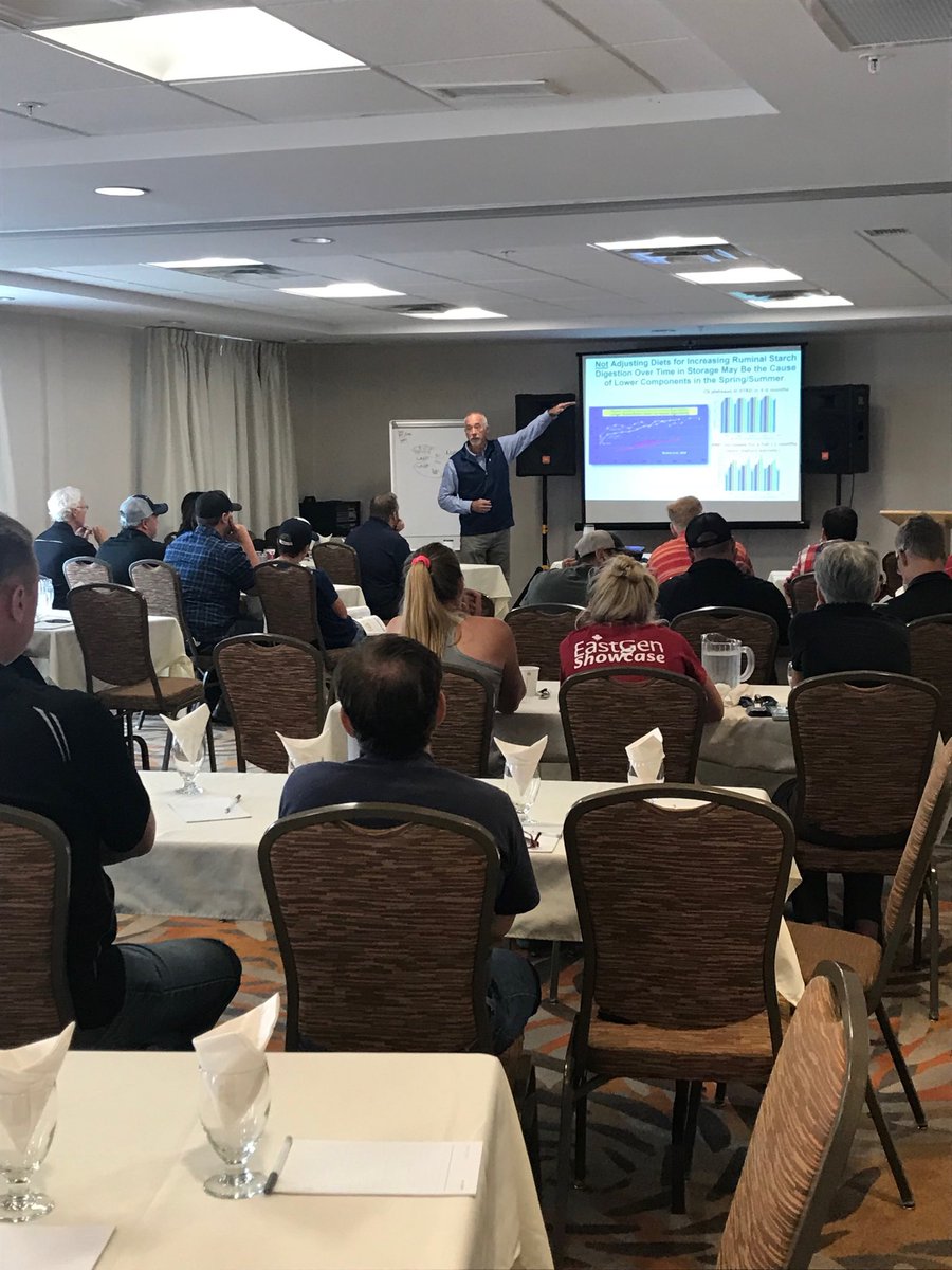 Dairy meeting is very informative today!  Bill Mahanna is diving into some key issues producers are dealing with and separating myths from of facts