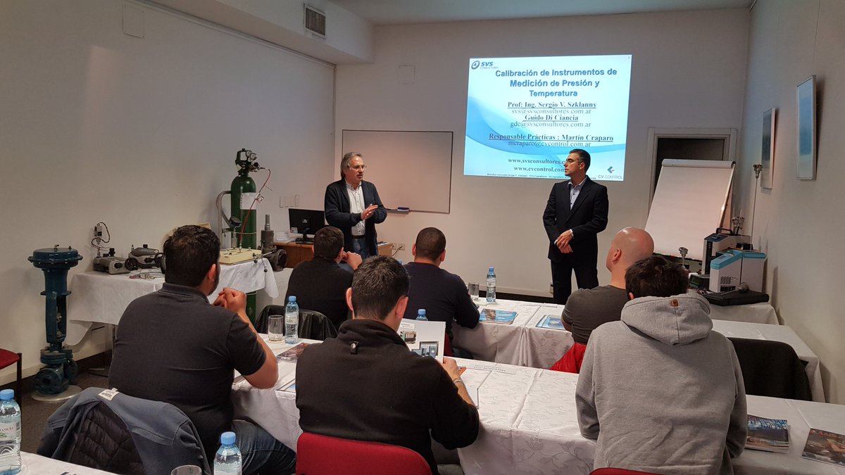 CVCONTROL's tweet photo. Comenzamos el curso de #Calibración de #Instrumentos de #Medición de Presión y Temperatura en el Salón Auditorio de #CVControl https://t.co/tpvynpKL3I
