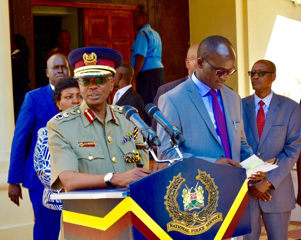 Image result for image of inspector general badge in Kenya