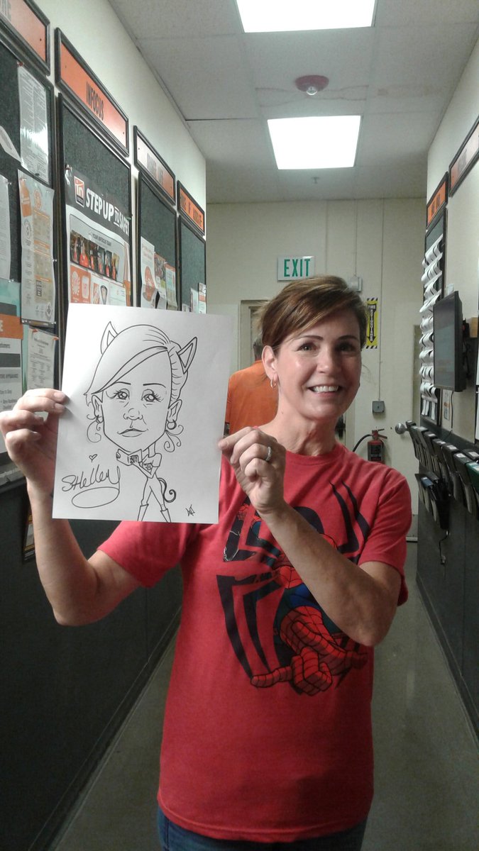 Yesterday's MET partnership event was a great success. " Getting to know you", Super hero shirt day, and caricatures. #THDmetappericiationmonth