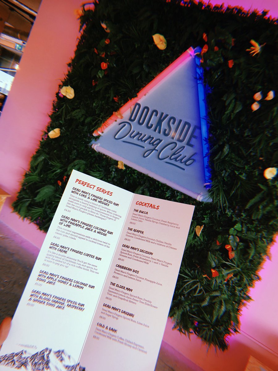 DocksideDClub's tweet photo. So it’s national rum day tomorrow. We have THE best rum cocktails brought to u by our friends at @deadmansfingers. This isn’t just for National Rum Day on Thurs 16th August 2018 - we are running this for the whole weekend as well!!!! Did someone say reggae music too? https://t.co/WGyXwxAqD3