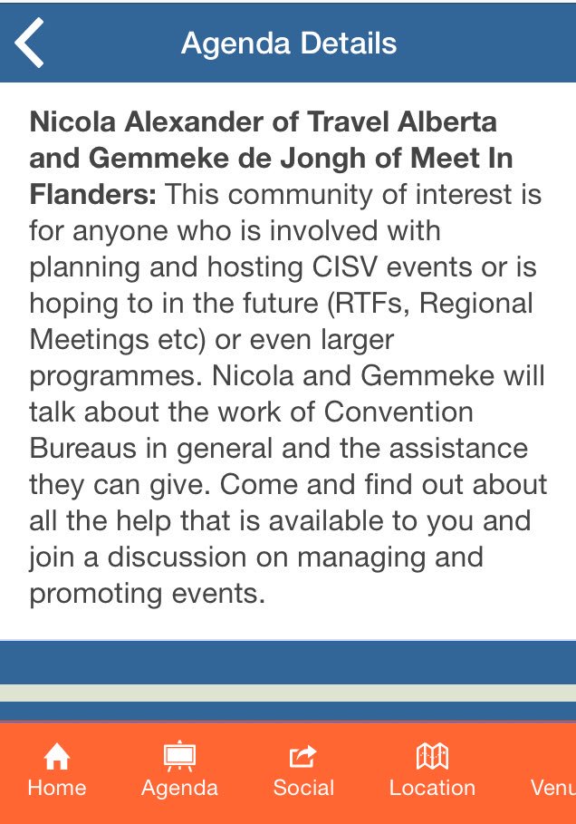 nicola_alexandr's tweet photo. Delighted to be at #cisvgc2018 in #Eindhoven Hope to meet many of you this evening to share how destinations around the world can support you with the organisation of events and conferences #MeetInAlberta #MeetInFlanders @gemdejongh https://t.co/YifN5hbrIr
