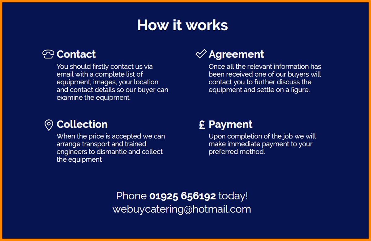 Selling Catering Equipment? Get quick cash and fast collection.
Visit our brand new website for more information. webuycatering-northwest.co.uk #catering #cateringequipment