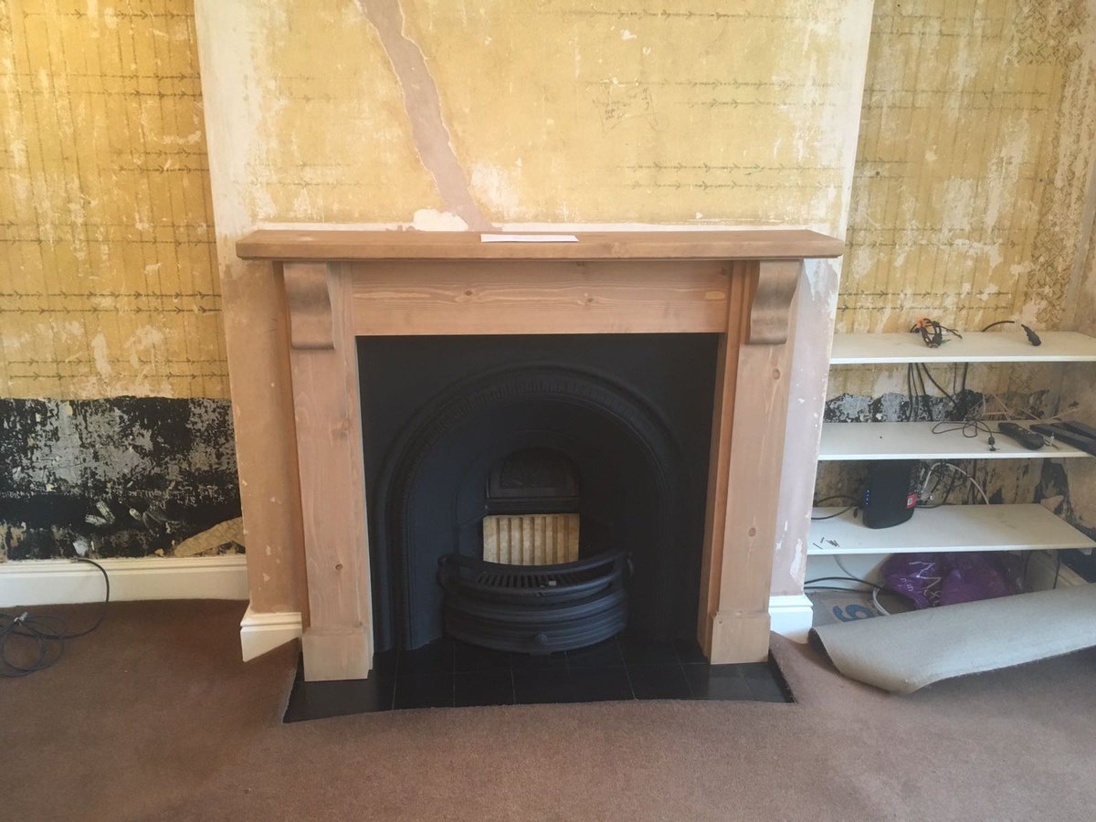 Lovely cast iron fireplace finished not more than 10 minutes ago
#HappyCustomer