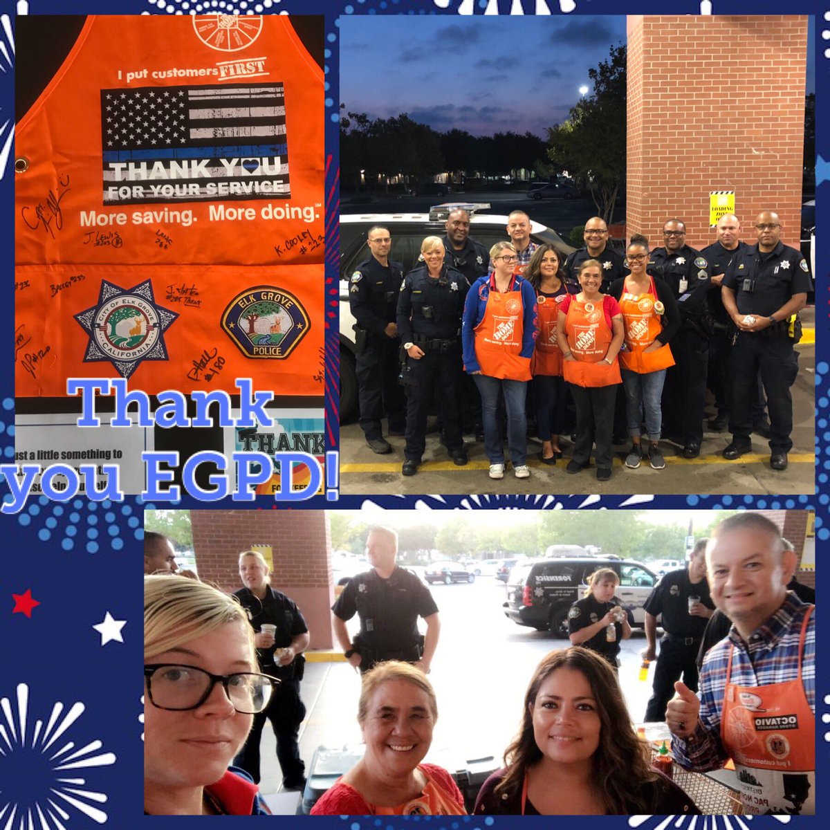 THEapril_1003's tweet photo. Thank you to all of the local law enforcement who stopped by this morning ! We appreciate all that you do ! #pacnorthproud https://t.co/SKLBSWo3ny