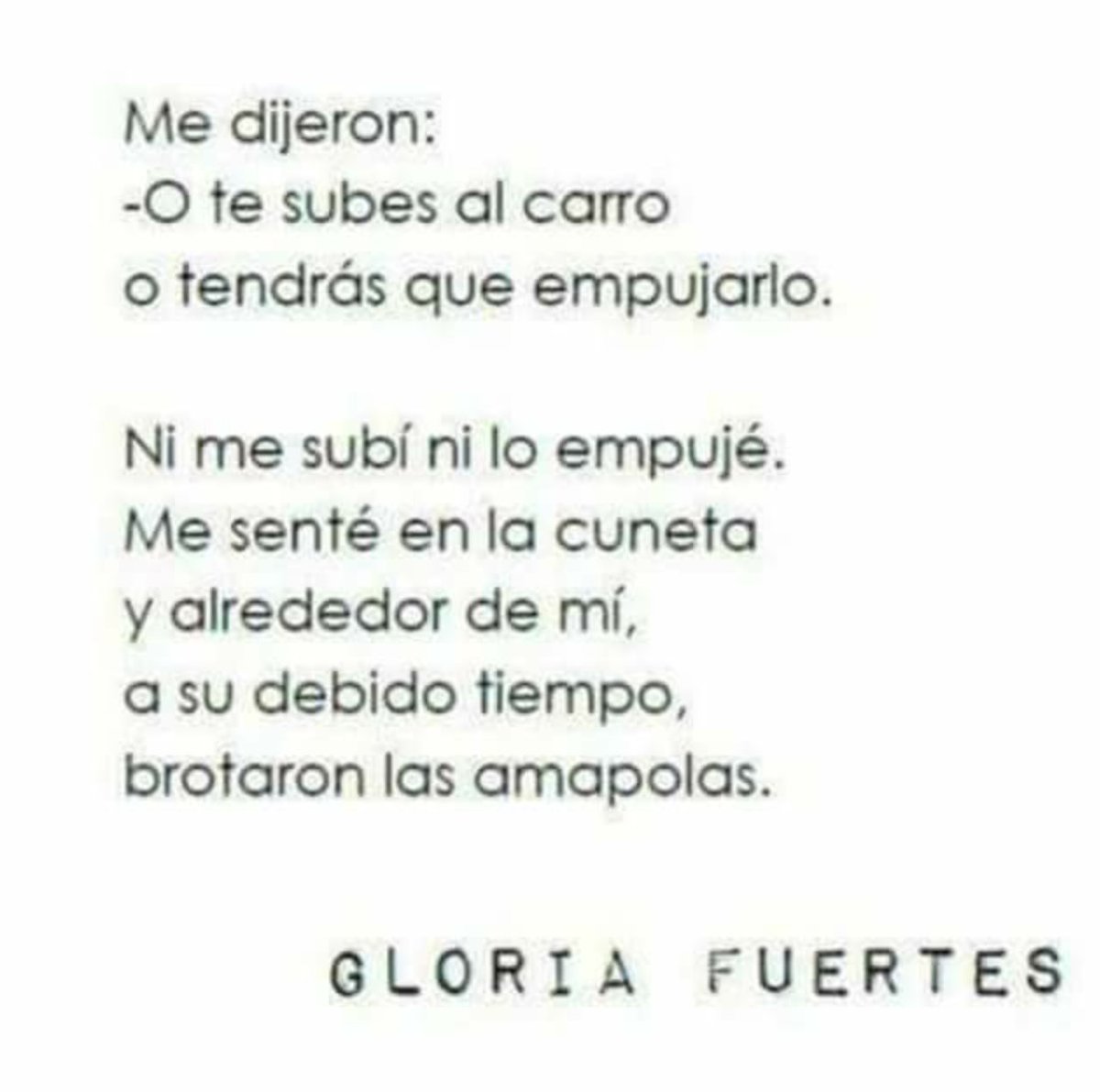 "Me dijeron: ..."