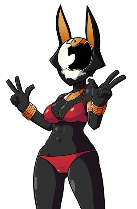 暑いからブラックオアシスに水着きてもらったで 