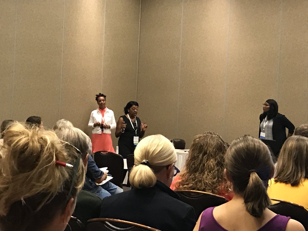 AndrewRBake's tweet image. Honored to be sitting in the first session led by three black women in PBIS Leadership Conference history.  We have a lot of work to do in Wisconsin to close opportunity gaps and these women are helping to lead the way. @pbislc18