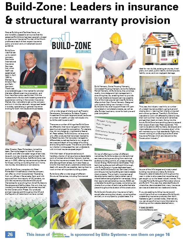 RT @BuildZone_10yr: Have a look at the latest issue of Building & Facilities news! We are featured on page 26 as the #Insurance Profile of the Month! #Warranty #StructuralWarranty ow.ly/MztI30lpOJF  @bafn_uk