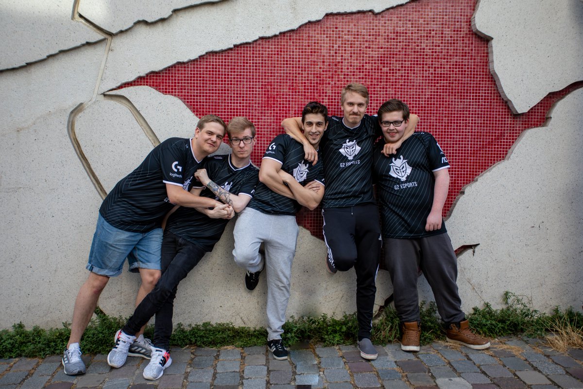 G2esports's tweet photo. The Squad.

#G2ARMY #SixMajorParis https://t.co/fjmvP3RIL0