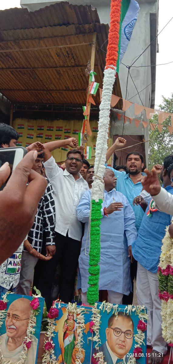 Dilip41547758's tweet photo. INDEPANDANCE DAY CELEBRETION AT MANGAR  BASTI CHEIF GUEST NATIONAL SC COMMISSION MEMBER SRI RAMULU JI ORGANISIED BY MANG-GARODI SAMAJ EKTA SANGAM @keshapa https://t.co/pYShT5sNxL