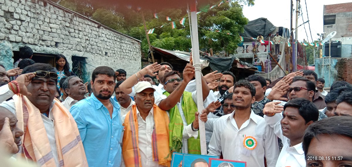 Dilip41547758's tweet photo. INDEPANDANCE DAY CELEBRETION AT MANGAR  BASTI CHEIF GUEST NATIONAL SC COMMISSION MEMBER SRI RAMULU JI ORGANISIED BY MANG-GARODI SAMAJ EKTA SANGAM @keshapa https://t.co/pYShT5sNxL