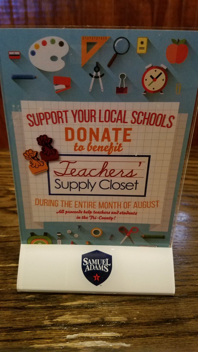 All August, <a href="/Kickin_Chicken/">Kickin Chicken</a>  customers are encouraged to purchase 
paper “chicken heads” to donate either $1, $3 or $5 to <a href="/TeacherClosetSC/">TeachersSupplyCloset</a> . Ownership will match the top-selling restaurant! 
Eat at <a href="/Kickin_Chicken/">Kickin Chicken</a> &amp; help local students receive the tools to succeed in school!