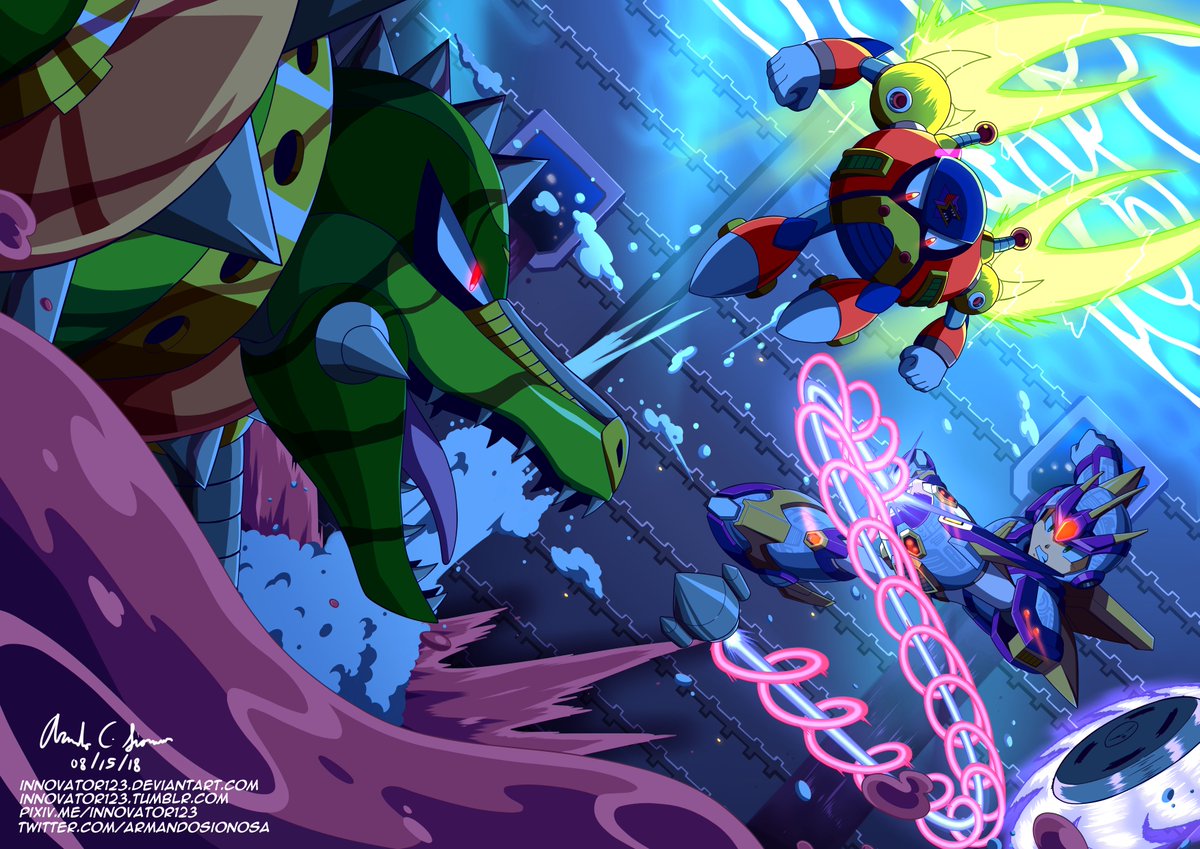 ArmandoSionosa's tweet image. X-Challenge: Oil and Water

My Second X-Challenge Fanart.

#megamanx #digitalart #rockmanx #megamanxlegacycollection #wheelgator #bubblecrab #bubblycrablos #wheelalligates #xchallenge #fanart