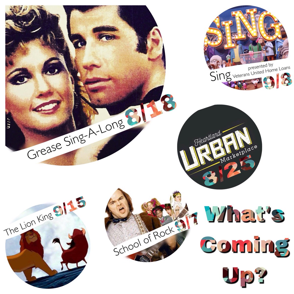 Introducing #WhatsComingUpWednesday! 

Once a month we’ll be giving you a quick preview of upcoming shows and events all in one handy place so you can mark your calendars!