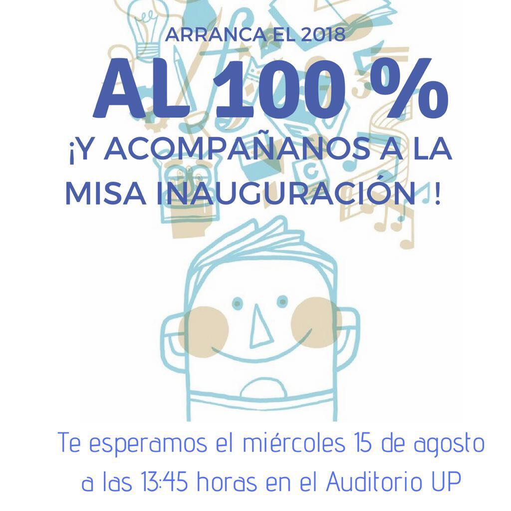 Acompáñanos hoy en la misa de inauguración en el AuditorioUP.