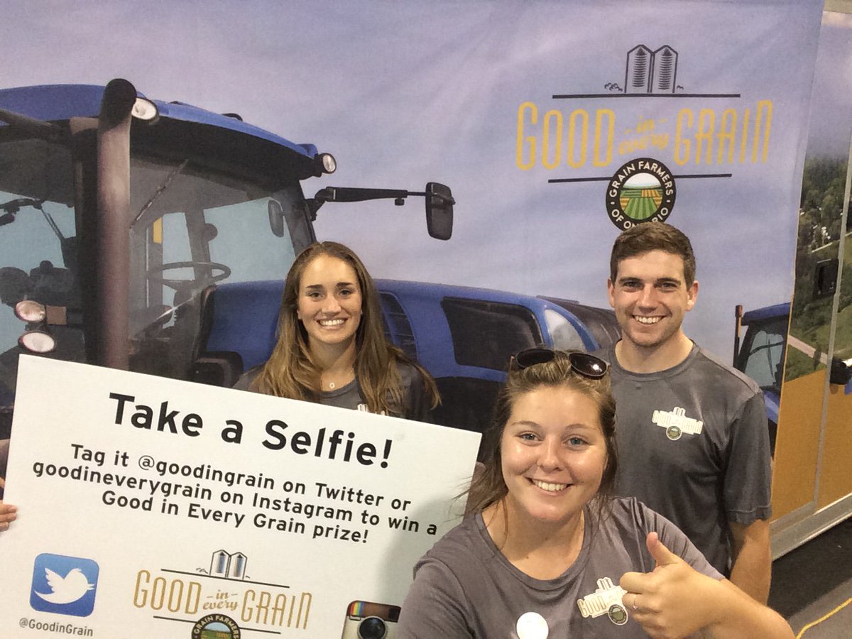 GoodinGrain's tweet photo. Are you planning on making a trip to the #letsgototheex this summer? Be sure to stop by and visit #GoodinEveryGrain in The Farm building! Play some trivia to win a prize, get a temp tattoo and talk to #YourFarmers about #ONgrain farming 🌾🌽🌱🚜🎡https://t.co/7kWiT7XQqq https://t.co/YUg09ziHN5