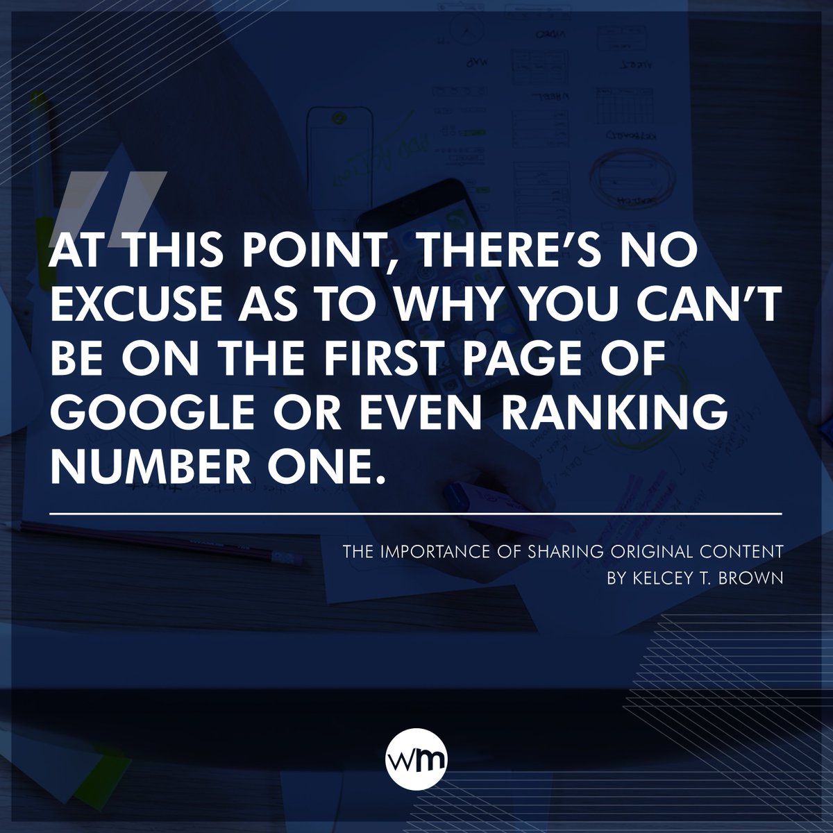 WebMaxco's tweet image. &quot;At this point, there&apos;s no excuse as to why you can&apos;t be on the first page of #Google or even ranking number one.&quot;

As quoted by @KelceyBrown in his #WebMaxBlog post, &quot;The Importance of Sharing Original #Content&quot;. #SEO #Marketing

Read the full post here: goo.gl/KvZJuW