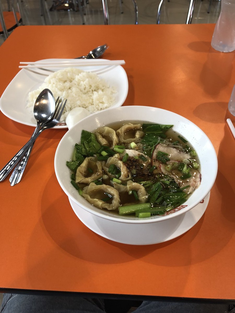 Bangkok, great multicultural city, the food is fantastic(see image), although I do find it odd how they give out lots of plastic bags (3 for a single 1.2 ltr bottle) and even more straws to go with it.