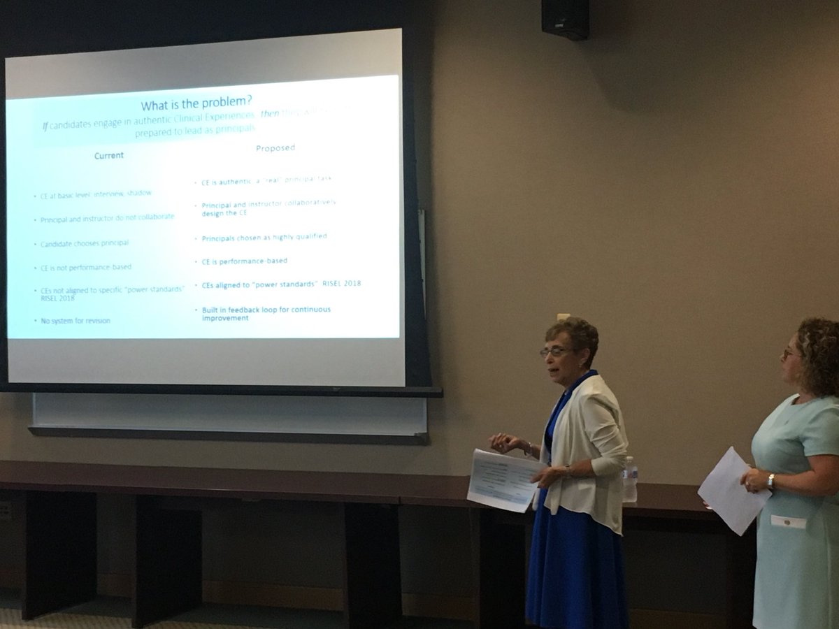 InnovateRI's tweet photo. Third #edprepri design challenge pitch coming at us: @providencecol and Scituate MS propose co-created clinical experiences for principals — course instructors connect direct to current principals @RIDeptEd @TNap12 https://t.co/qyFTlidXX8