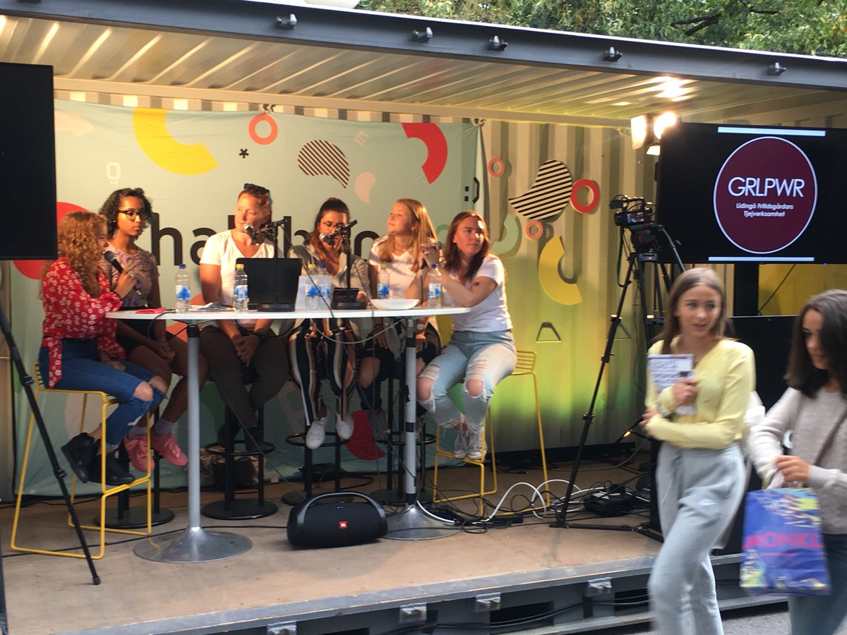 Lidingös fritidsgårdar visar upp vår  populära tjejverksamhet i Kungsträdgården