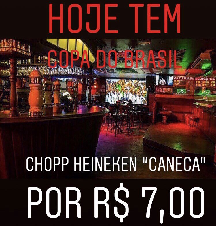Republic_pub's tweet photo. CERVEJA, DRINKS &amp; FUTEBOL!!!!
Esperamos vocês 👊

Info/Reserva
Cida (F. 3816-4569 / 3814-5581)
Whatsapp: (11) 96915-9591
#republicpub #vivaorock #republic #vilamadalena #englishpub #happyhour #pub #cheers #heineken #choppheineken #quartafeira #copadobrasil https://t.co/CwghIlWOWy