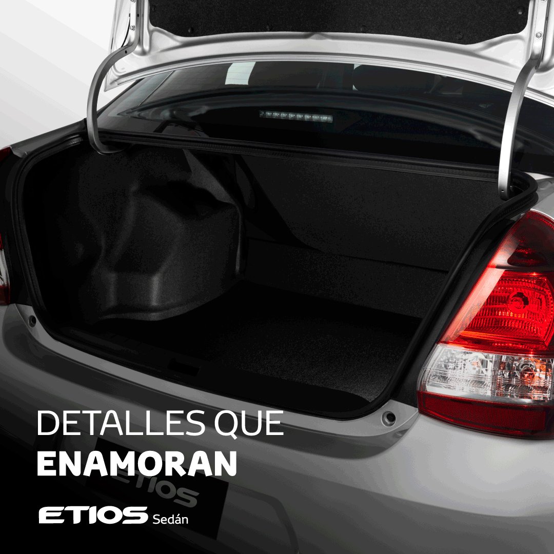 Nuestro ETIOS tiene un baúl de alta capacidad, ideal para viajar en familia. Tu próximo auto tiene que ser un ETIOS. Conseguilo desde USD 17.990