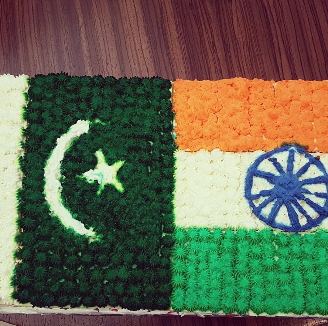 Boundaries and borders exist only in our minds... people across are same. Love Thy Neighbor 😉💖💖
HAPPY INDEPENDENCE DAY 
#indiapakistanlove♥ #proudindian🇮🇳 #proudpakistani #proudfacilitator #NarendraModi #ImranKhanPrimeMinister