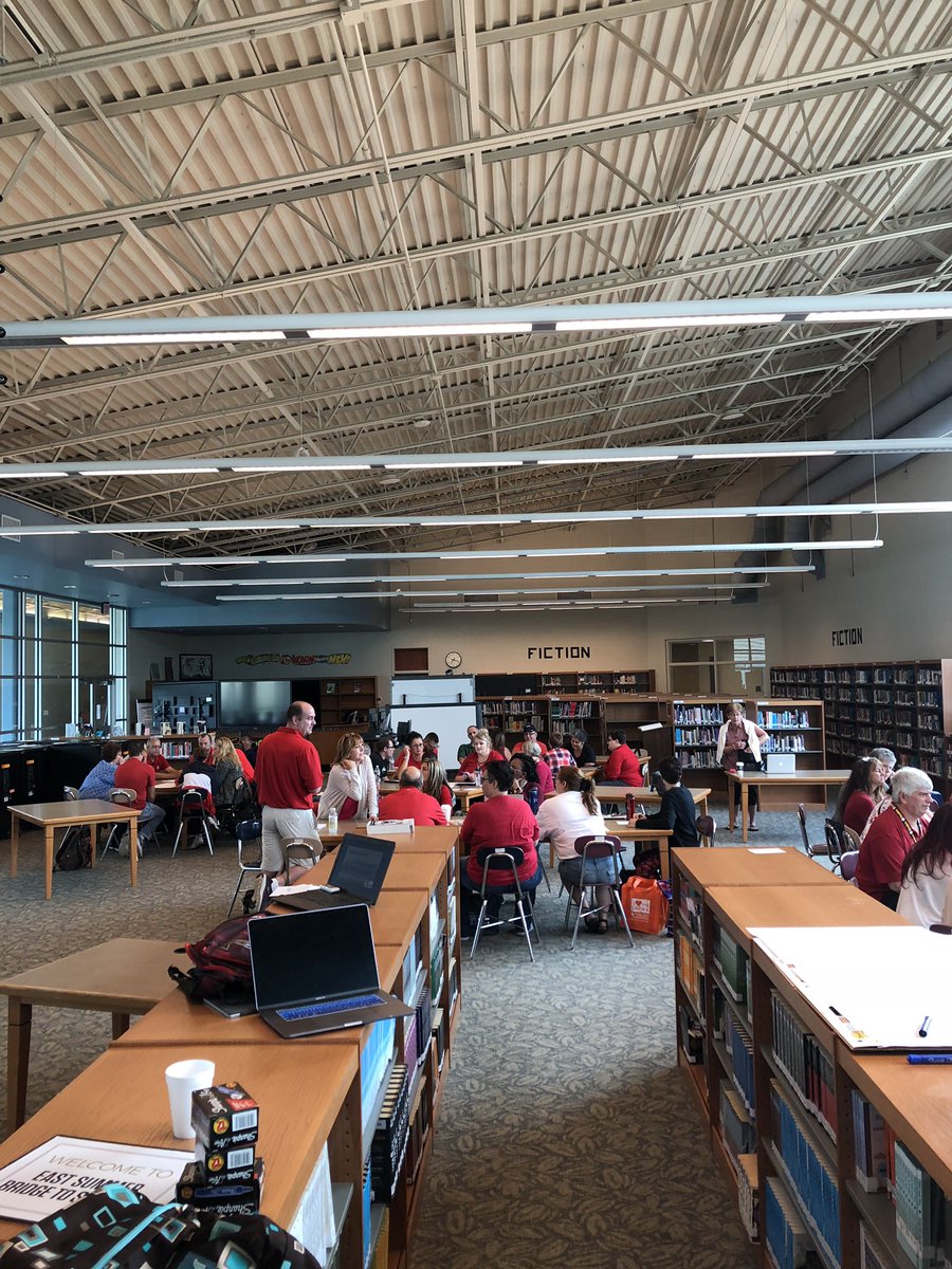 MsWTweets5's tweet photo. Chaney invading East’s Library to identify and break down barriers! #CHSWay https://t.co/OMQnsG6RJY