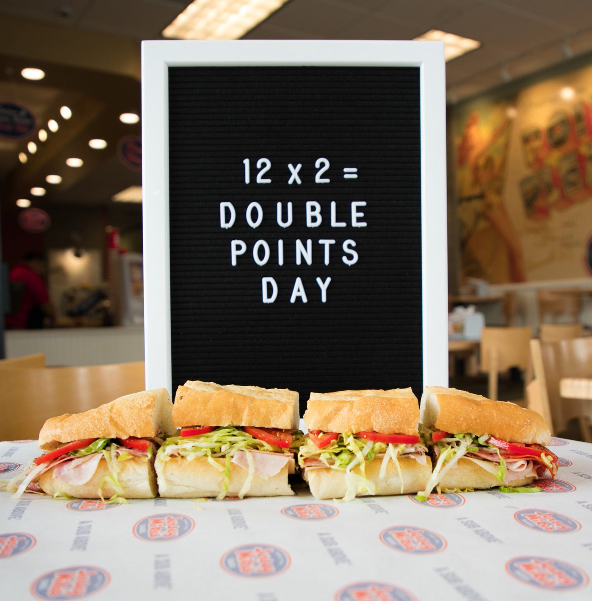 jersey mike's double points day 2018