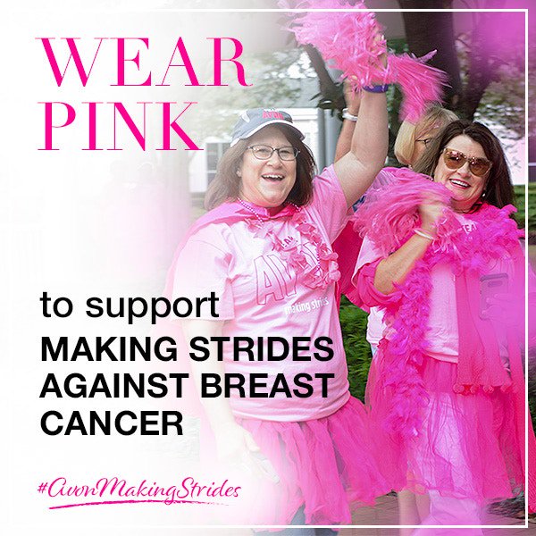 3ofhrts96's tweet image. Wear Pink! #AvonMakingStrides #BreatCancer #fight