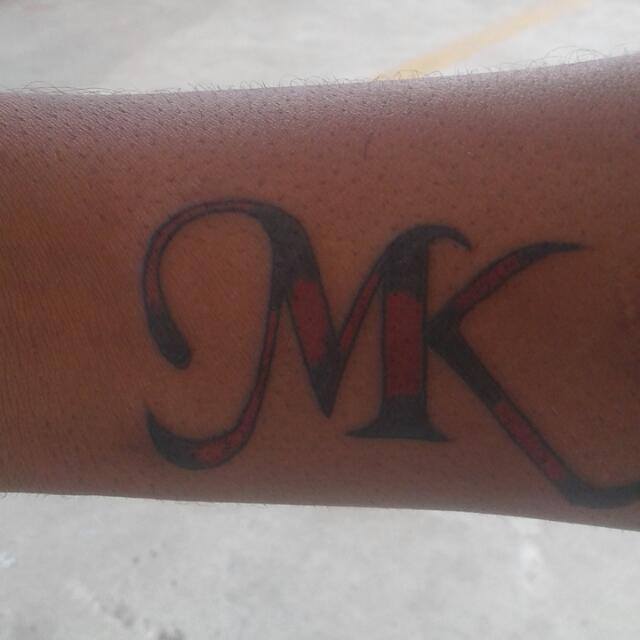 Our initials  infinity  tattoo  Initial tattoo Tattoo lettering  Infinity tattoo