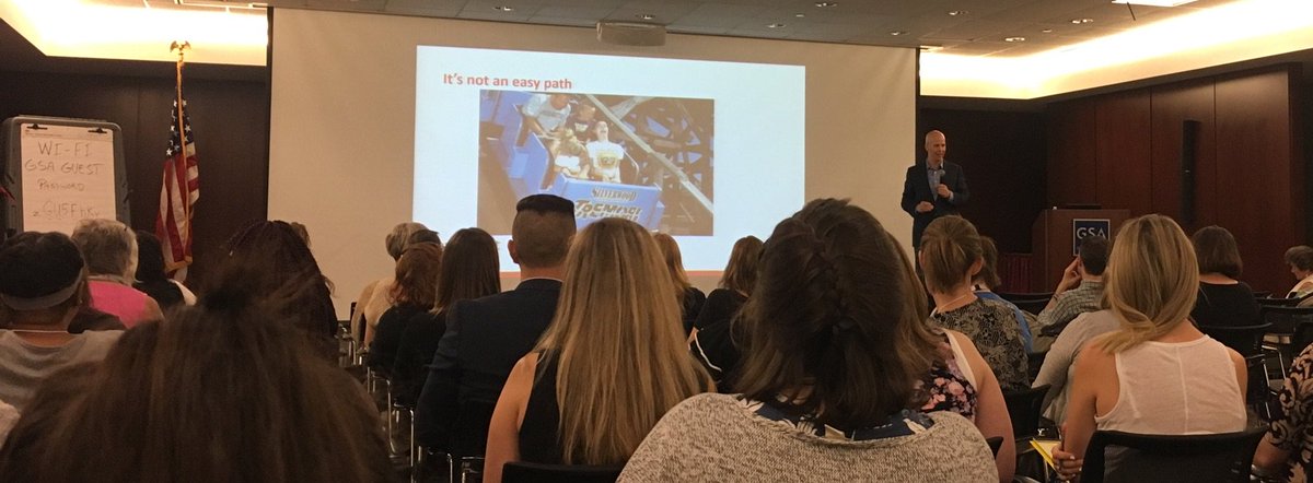 Tutoringchicago's tweet photo. Our staff is at ICOVA today—the Illinois Conference on Volunteer Administration presented by @ServeIllinois. We’re off to a great start with open speaker @EricWeinheimer1. “You are the ones providing the opportunity for people to discover their purpose.” https://t.co/Ecc7EL3II9