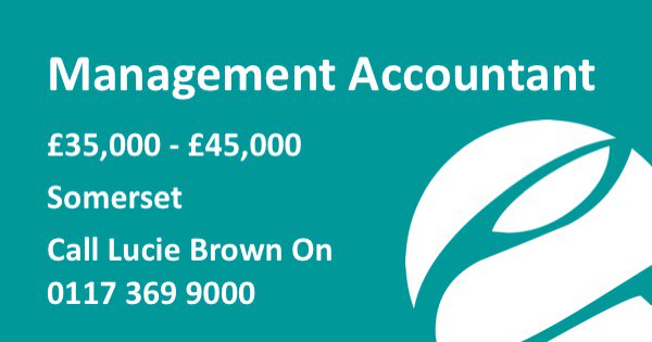 Element_Recruit's tweet photo. **MANAGEMENT ACCOUNTANT** Are You Commercially Astute? Ready For Progression? Call Lucie Brown Today On 0117 369 9000 #ElementFinance https://t.co/AI1mrUE5ry https://t.co/gv0rOrC3uN