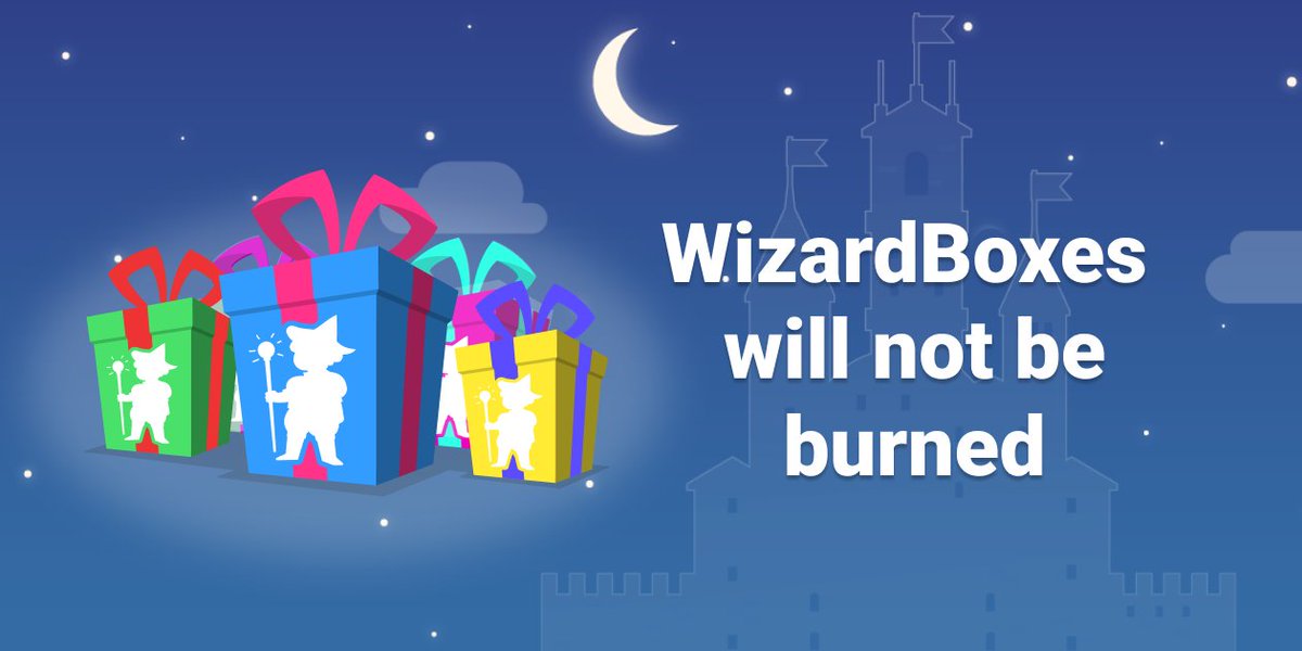 WizardsOne's tweet image. Our team decided not to burn all unpacked WizardBoxes today and use them for promoting the game on new markets. Feel free to unbox them whenever you want!

#wizards #wizardsone #cryptowizards #wizardboxes #eos