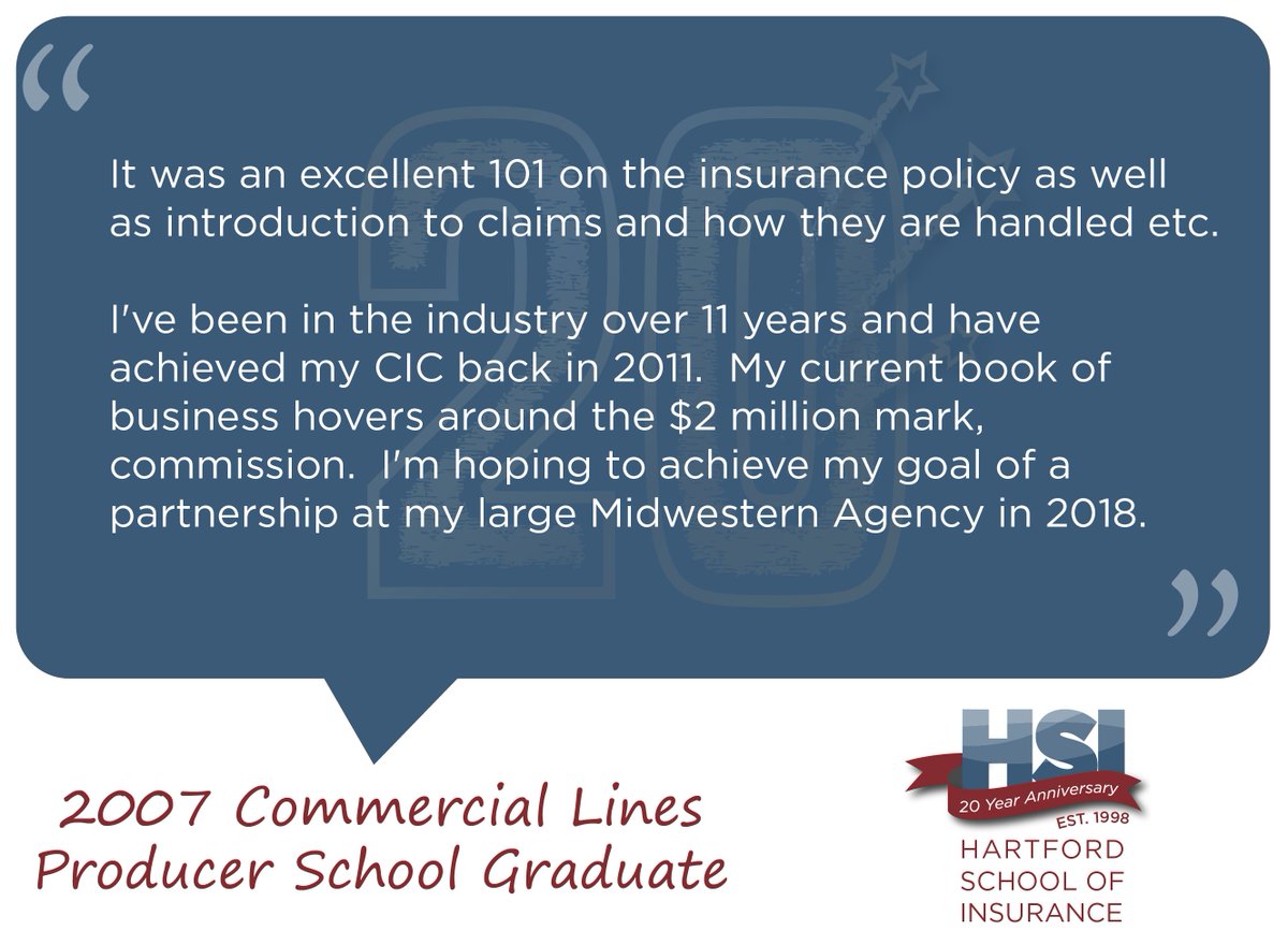 HSITraining's tweet image. Hear from one our 2007 graduates on how HSI has helped him grow his career. #HSI20