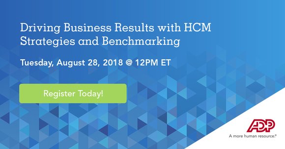 Please join ADP for this complimentary 1 hour CPE credit seminar on August 28th @ 12PM! Tuesday, August 28, 2018 at 12:00 PM Eastern Daylight Time.  bit.ly/2KVAmYx