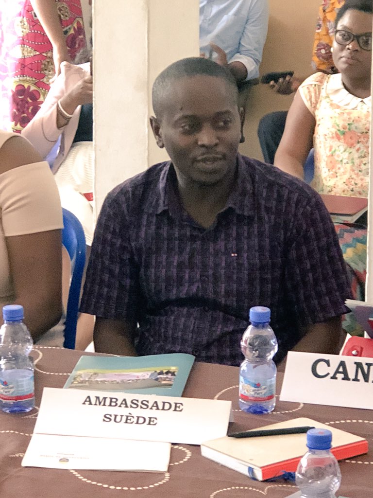 afiamama's tweet photo. Nous avons eu l’honneur d’avoir Mr Olivier le chargé de l’ambassade de Suède 🇸🇪 à la table ronde des partenaires&amp;synergie #OSCs travaillant sur la convention sur l’élimination de toutes les formes de discriminations à l’égard d la femme #CEDEF 
@HakanssonMariaC @SwedeninDRCongo https://t.co/eiksZPXwHm