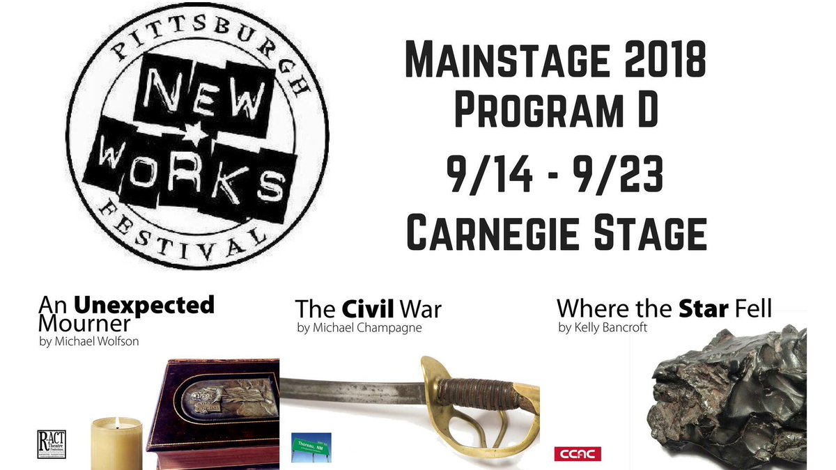 PlaygroundPr001's tweet photo. Here’s the link for tickets to “Where the Star Fell”, a fresh, one act play of which I am honored to be a part Sept. 14-23 https://t.co/Wi732KVrbt #PNWF2018 #newplays #Pittsburghactor #actorslife #itsworthit #bringingwordstolife #artheals #wishingonastar #meteor #Superstar https://t.co/XTE03jb3W8