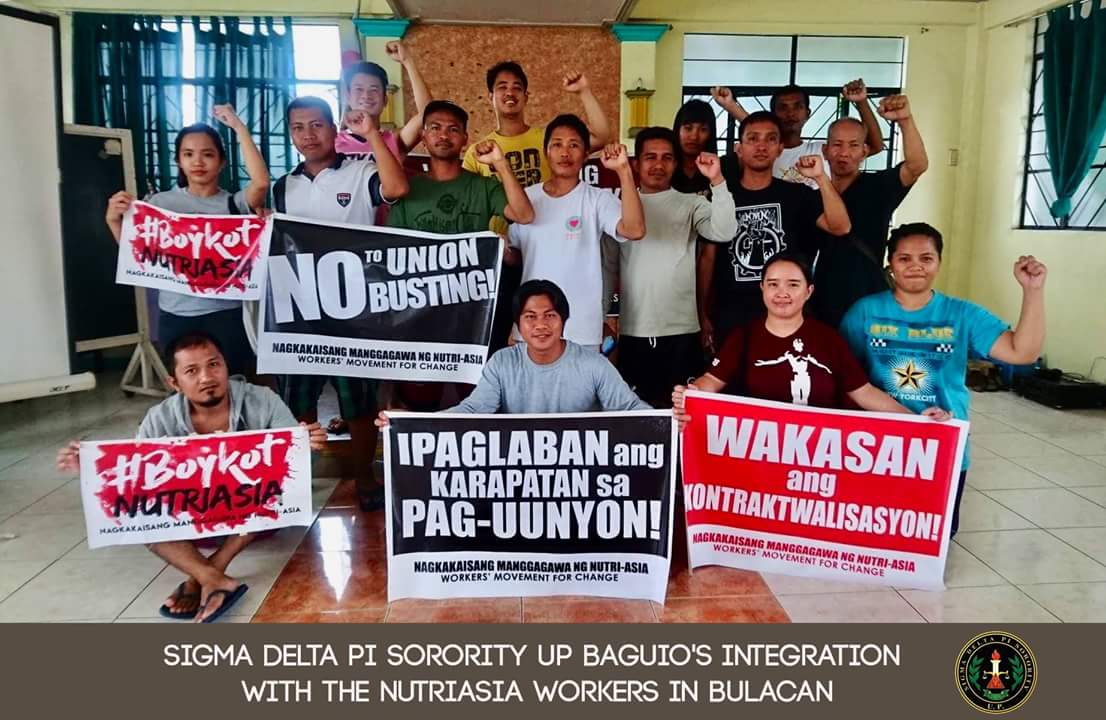 Kaisa ang EDT sa panawagang iboycott ang NutriAsia at tumindig kasama ang mga manggagawa upang wakasan ang kontraktwalisasyon. 

#BoycottNutriAsia
#EndContractualization 
#standwithworkers