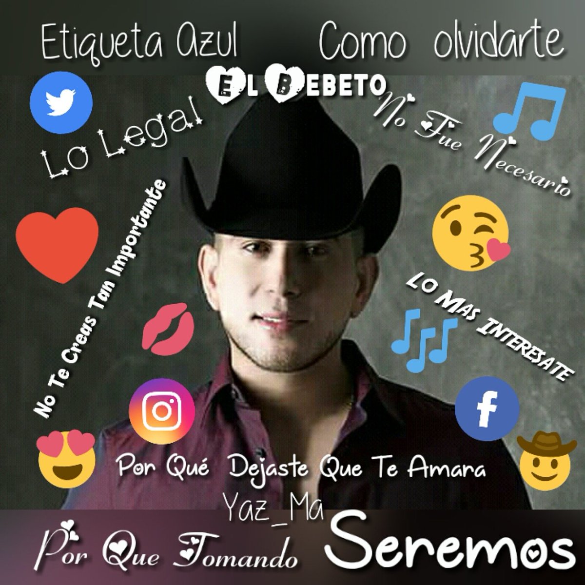 yam090891's tweet photo. 😍😘❤
@El_Bebeto
Eres El Mejor Y
El Número 1 ☝
#EtiquetaAzul
#ComoOlvidarte
#LoLegal
#NoFueNecesario
#PorQueTomando
#LoMasIntereste
#Seremos
#PorQuéDejasteQueTeAmara https://t.co/QxiqrHE0nn