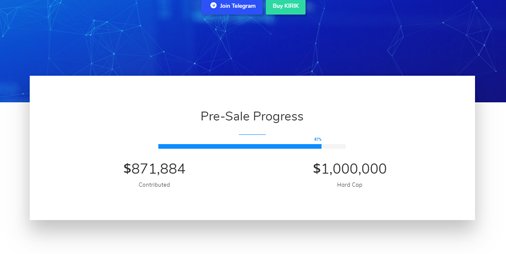 Kirik presale is almost done!🔥
80% of Hardcap has been sold until now.
You can deposit right now. Deposits are open for everybody until presale's Hardcap.
For deposit please choose 'Buy Kirik' either in Telegram @kirikcoin_bot or on kirik.io website.
Hurry up!⚡️