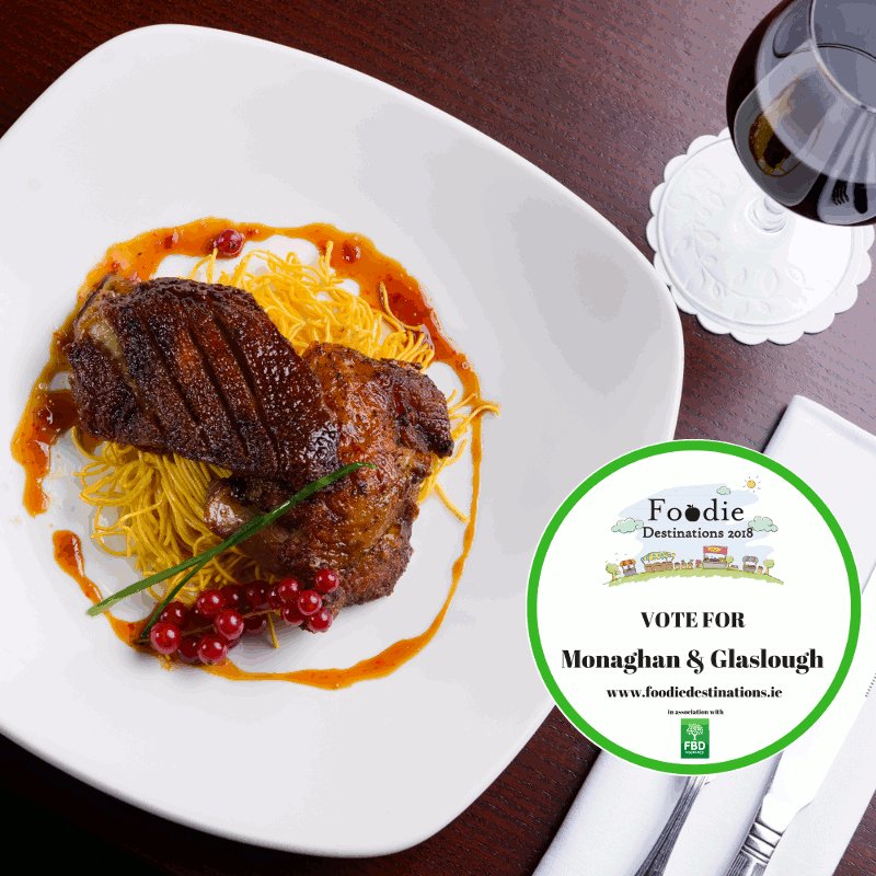 tasteofmonaghan's tweet photo. The Vettriano Restaurant offers panoramic views of Monaghan town, but who needs a view when the food is this gorgeous? Vote #MonaghanGlaslough as your #FoodieDestination https://t.co/yNtfMPHj8U #FoodieDestinationMonaghan #voteformonaghan #monaghantourism #monaghanhasit https://t.co/MX5AlEgf53