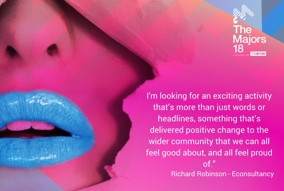 MajorPlayerJobs's tweet image. A campaign should be more than just words, it should generate positive change. Judge @LondonRobinson from @Econsultancy reveals what he’s looking for from this year’s The Majors entrants. Have you entered yet? Deadline 24th August #TheMajorsUK #MajorPlayers