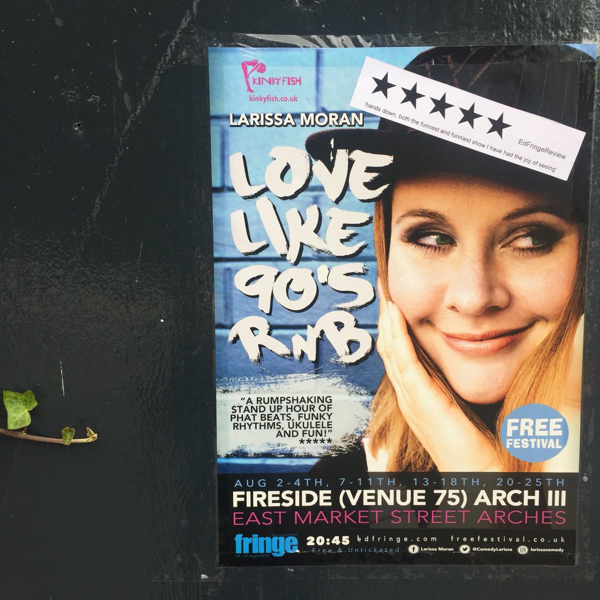 ComedyLarissa's tweet photo. 5 STAR REVIEW!!! Mad love for the girls @edfringe_review for coming on down and having so much fun. You are the real party people! Have a 5-star night from 20:45 @fireside_edi tonight @freefringefest Check out their night here... https://t.co/8SyNiFrCbx https://t.co/ouR8FL0lQU